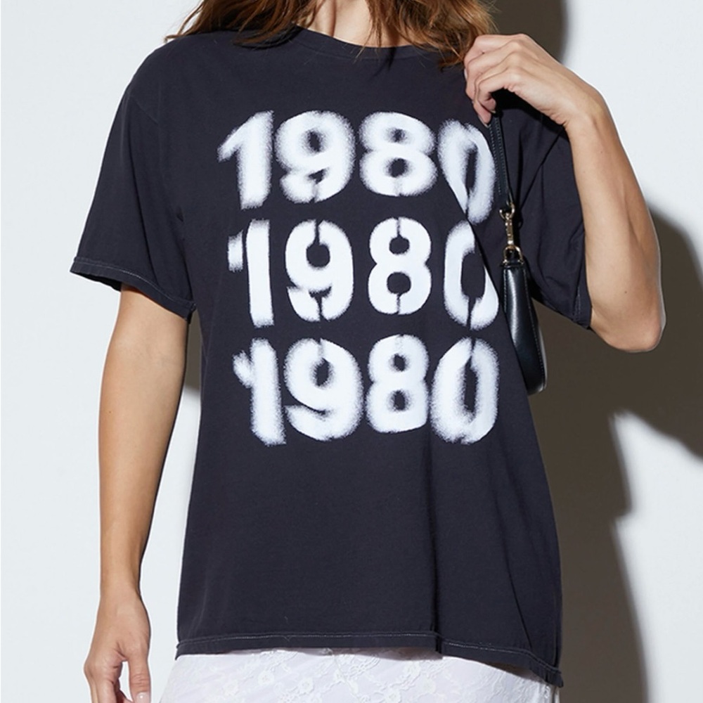 PacSun Blur 1980 Oversize Tee (OS)